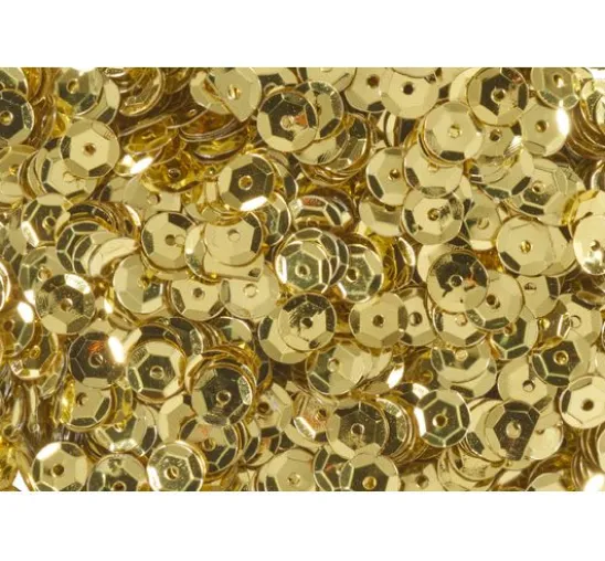 Pailletten gewölbt, Metallic