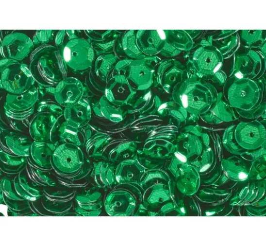 Pailletten gewölbt, Metallic