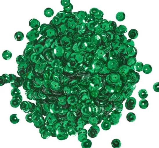 Pailletten gewölbt, Metallic