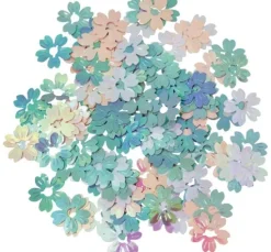 Pailletten Streuteile "Blüten"