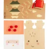 Paper Bag Set "Santa & Deer"