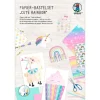 Papier-Bastelset "Cute Rainbow"