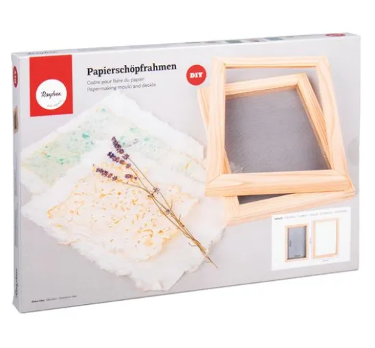 Papierschöpfrahmen, 2-teilig