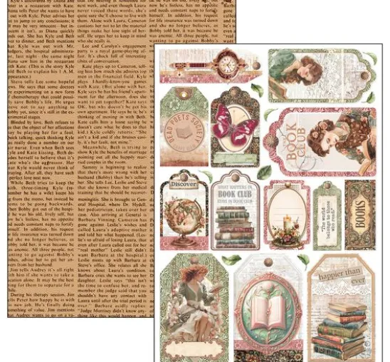 Papier-Set "Book Lovers"