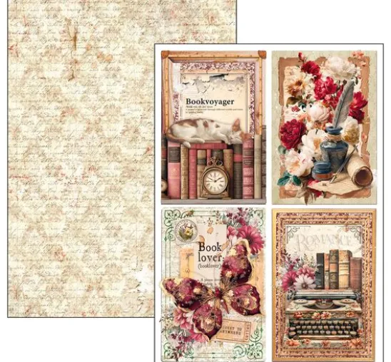 Papier-Set "Book Lovers"