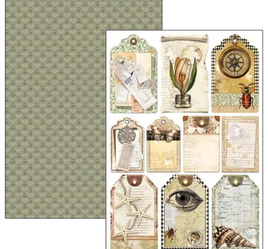 Papier-Set "Cabinet of Curiosities"