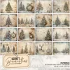 Papier-Set "Christmas Trees"