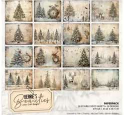 Papier-Set "Christmas Trees"