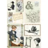 Papier-Set "Typographic"