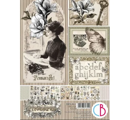 Papier-Set "Typographic"