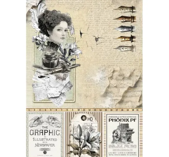 Papier-Set "Typographic"