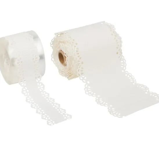 Papier Spitzenbordüre, selbstklebend, 2m