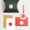 Papiersticker "Merry Christmas"