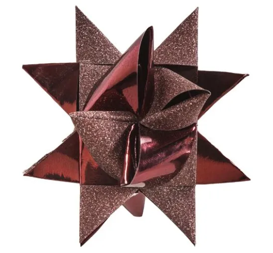 Papierstreifen "Glitter, Schokobraun"