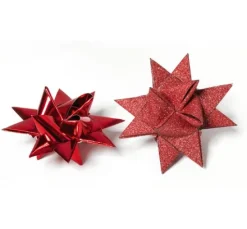 Papierstreifen glänzend "Glitter, rot"