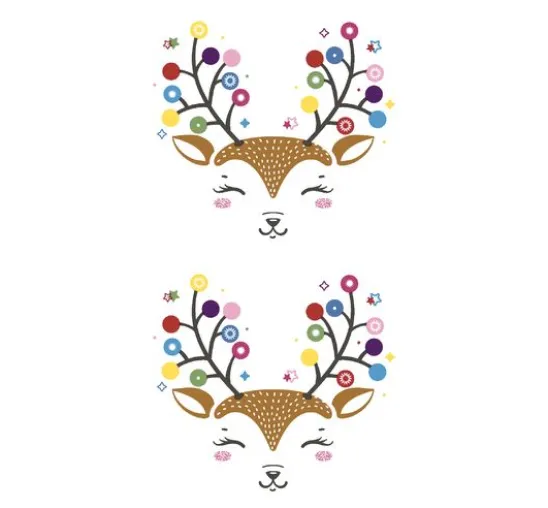 Papiertaschentücher "Colourful Deer"