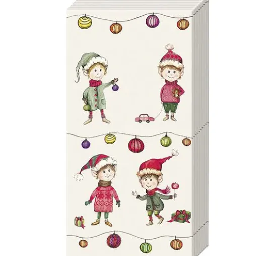 Papiertaschentücher "Elves At Work"