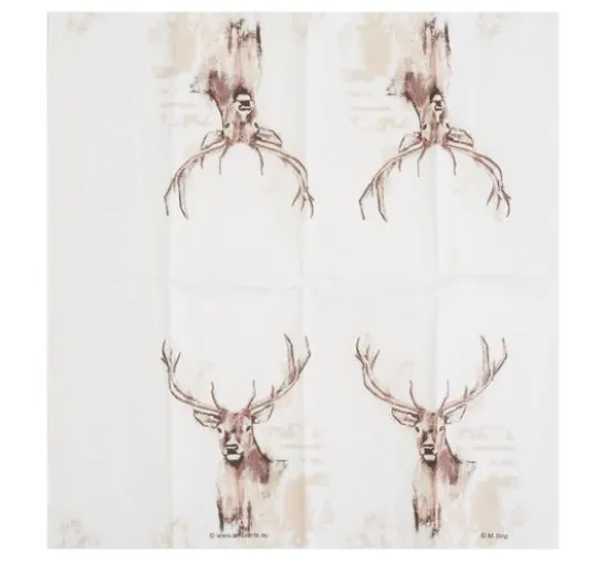 Papiertaschentücher "Hirsch mit Geweih"