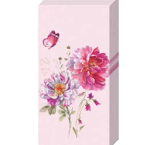 Papiertaschentücher "Jardin Rose"