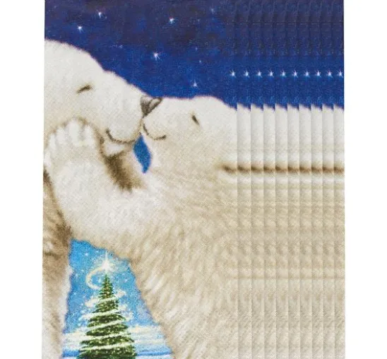Papiertaschentücher "Polar Bear Kiss"