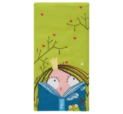 Papiertaschentücher "Princess and Book"