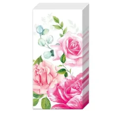 Papiertaschentücher "Rosen"