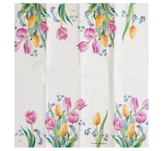 Papiertaschentücher "Tulpenstrauß"