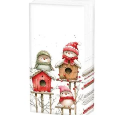 Papiertaschentücher "Vogelquartett"