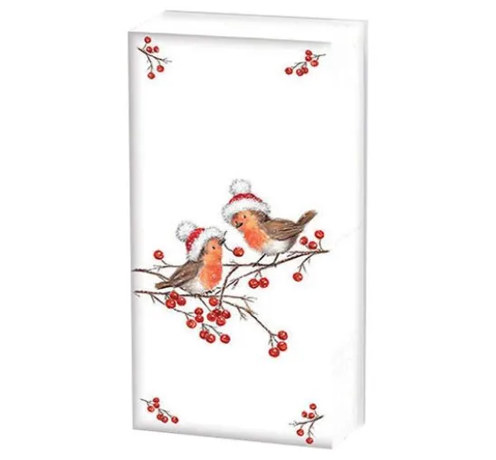 Papiertaschentücher "X-Mas Robin"