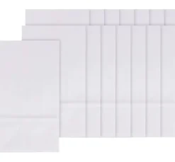 Papiertüten, Blockboden, weiß