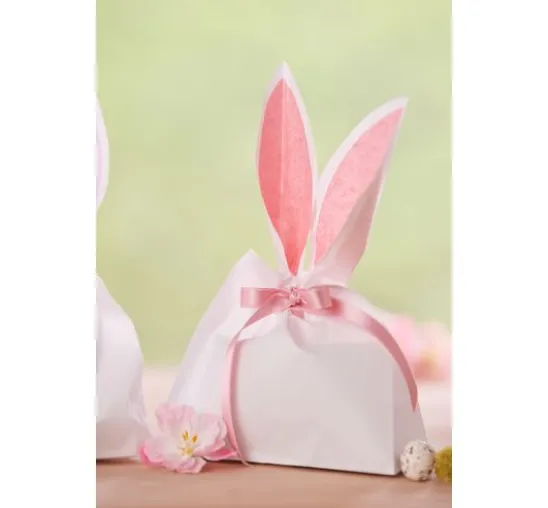 Papiertüten, Blockboden, weiß