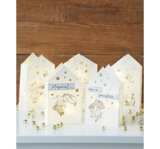 Papiertüten, Blockboden, weiß