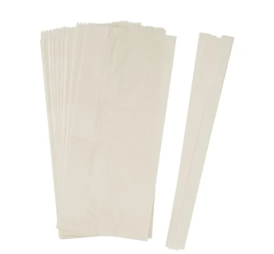 Papiertüten Sterne-Set, groß, Weiß
