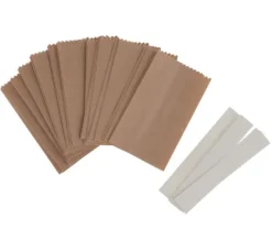 Papiertüten Sterne-Set, klein, Braun