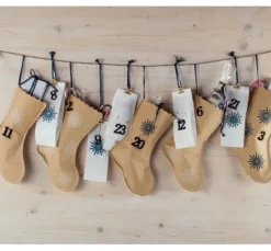 Papier-Weihnachtsstrümpfe