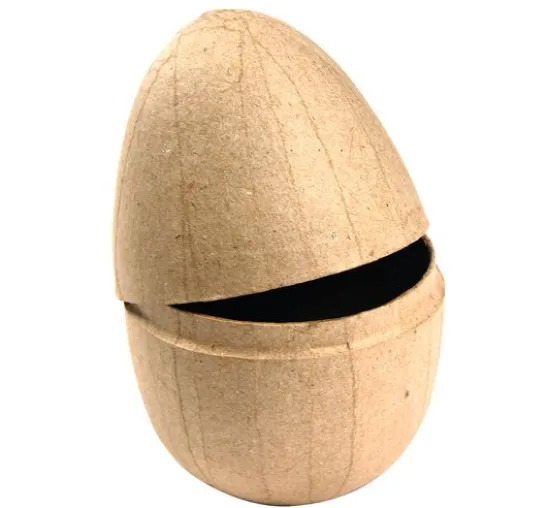 Pappmaché-Eier, teilbar, 3 Stück