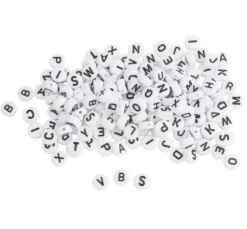 Perlen-Buchstaben Set, Rund
