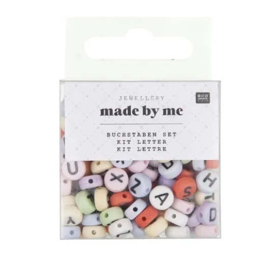 Perlen-Buchstaben Set, Rund