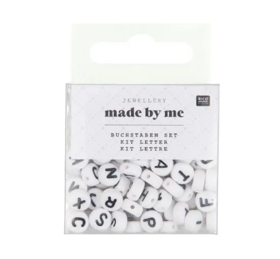 Perlen-Buchstaben Set, Rund