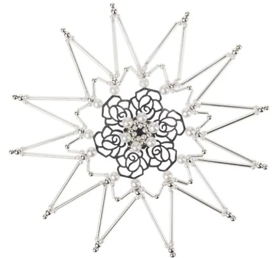 Perlenstern-Komplettset "Vintage Rose"
