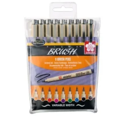 Pigma brush Pinselstifte, 9er-Set