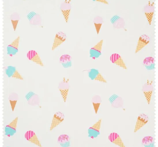 Polyester-Jersey Chilly Print "Ice Cream"