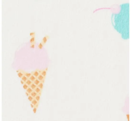 Polyester-Jersey Chilly Print "Ice Cream"