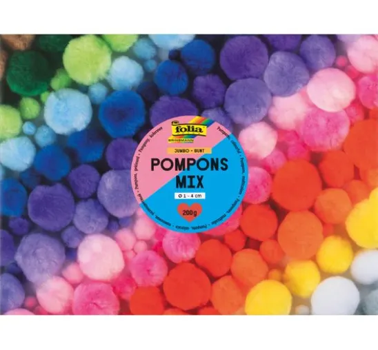 Pompons Mix Jumbo Pack "Bunt"