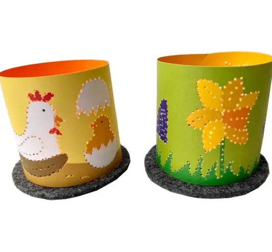 Prickelvorlagen-Set "Osterfreunde"