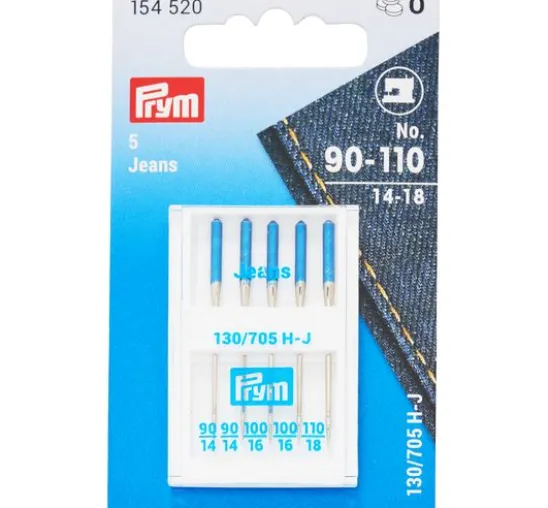 Prym Nähmaschinennadeln 130/705 Jeans 90-110