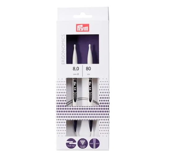 Prym Rundstricknadeln "Ergonomics", 80 cm