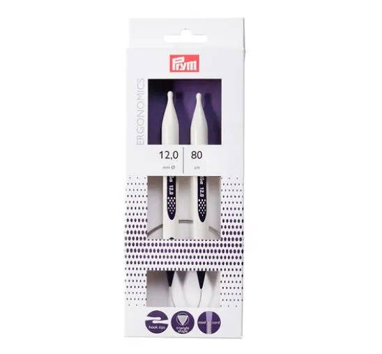 Prym Rundstricknadeln "Ergonomics", 80 cm