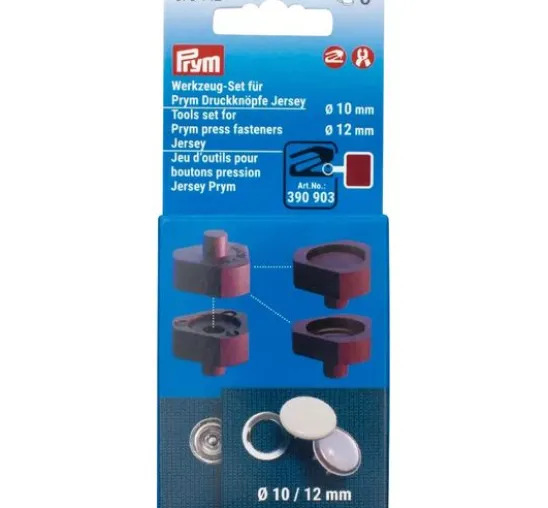 Prym Werkzeug-Set für Prym Druckknöpfe Jersey, 10 und 12 mm