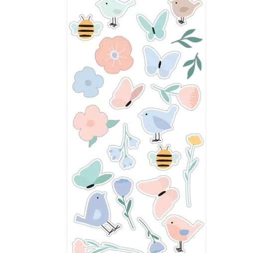 Puffy Sticker "Sweet Garden"